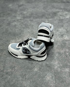 White Mesh Colourblock Chunky - Women's