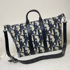 Black and Grey Duffle Bag