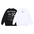 Blue OFF Logo Sweatshirt - Men's