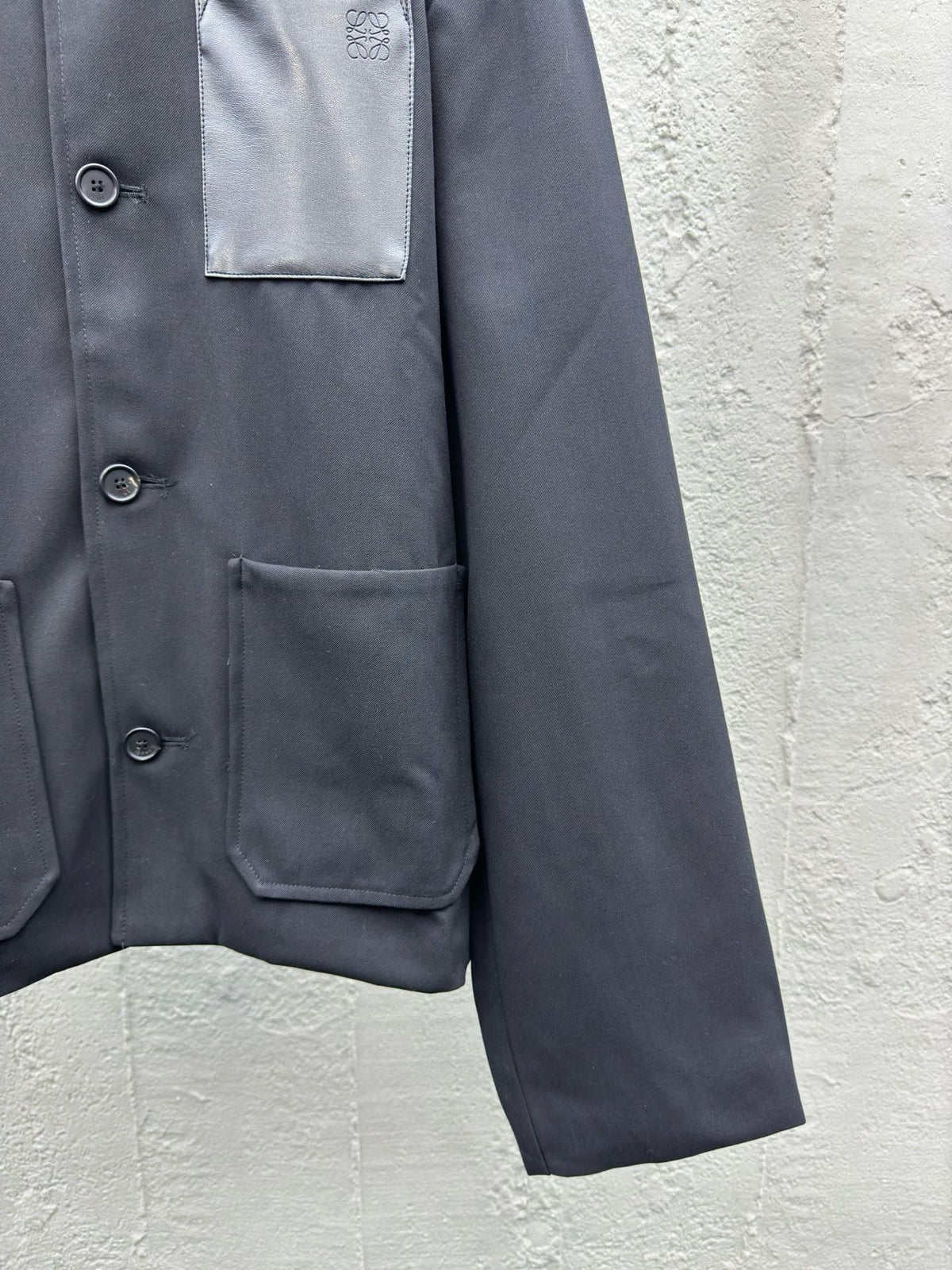 Black Cotton Patch Chore - Men's