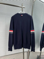 RWB Stripe Cardigan White - Men's