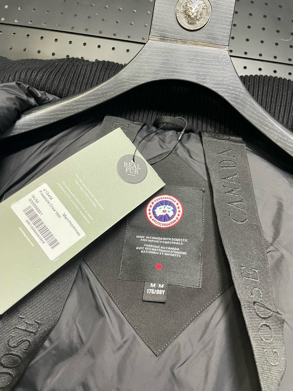 Black Nylon Down Parka - Men's