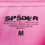 Pink Cotton Arch Text Joggers - Men's