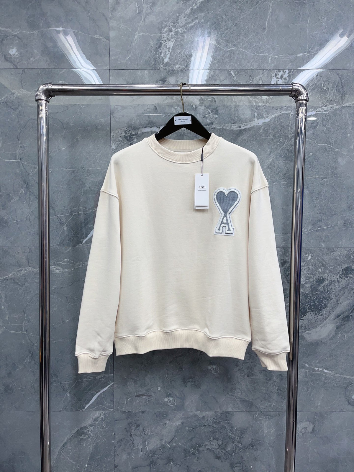 Black and White Sweatshirt - Men's
