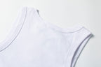 Black and White Tank Top - Men's