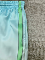 Blue Gradient Silk Shorts - Men's