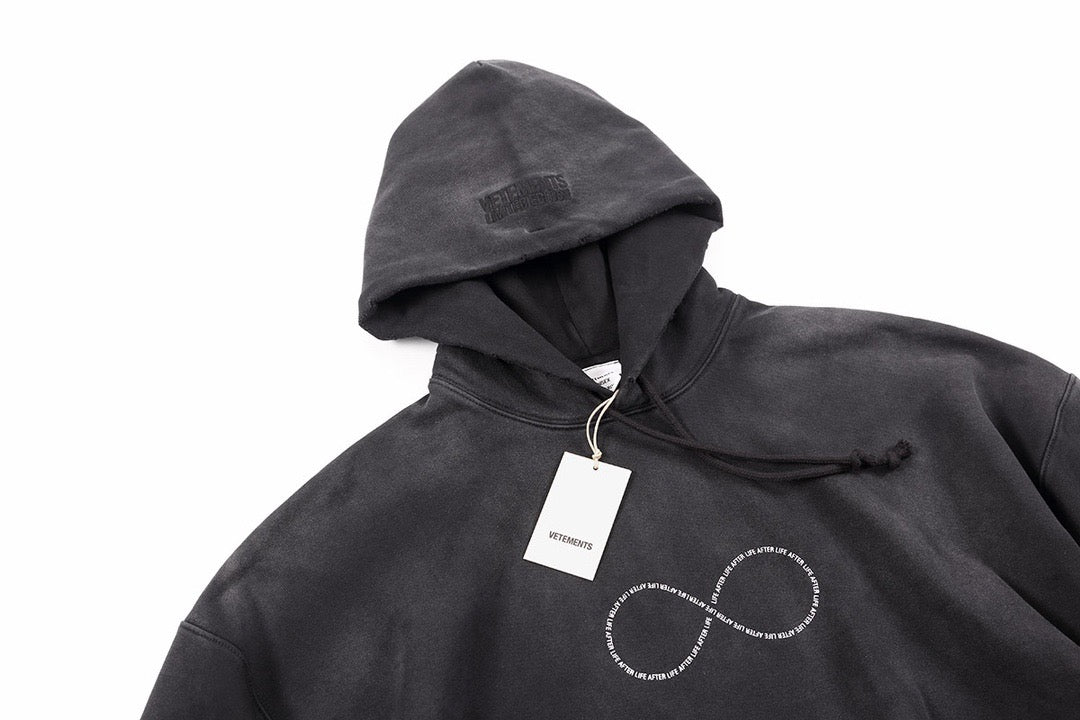 Washed Infinity Graphic Hoodie - Men's