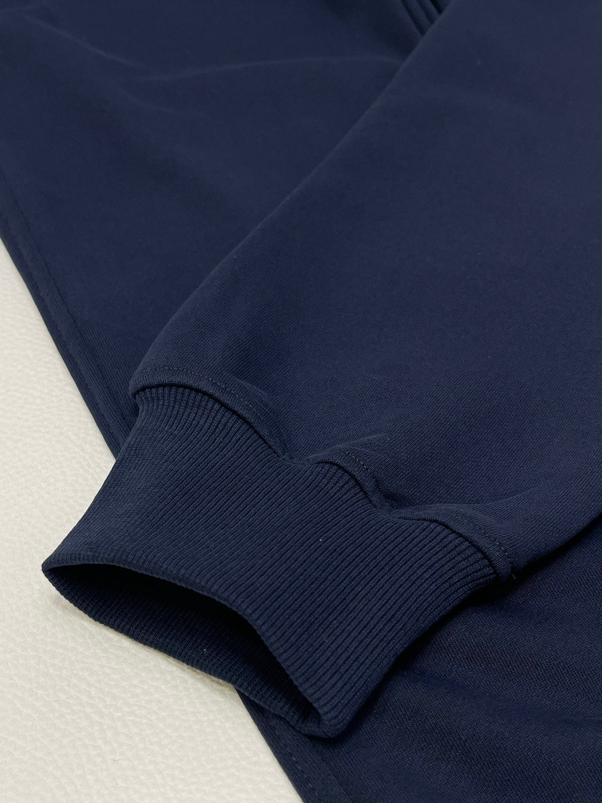 Navy Cotton Logo Joggers - Men's