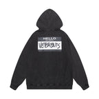 Washed Patch Logo Hoodie - Men's