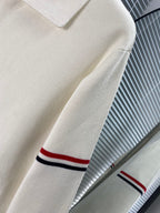 RWB Stripe Cardigan Navy - Men's