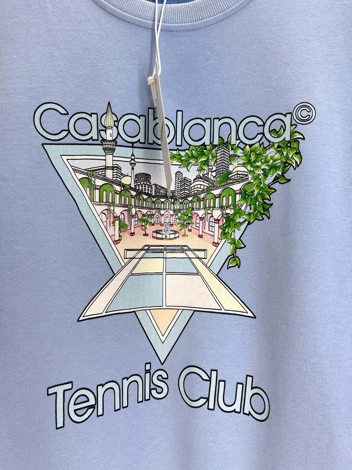 Blue Cotton Club Graphic Crewneck - Men's