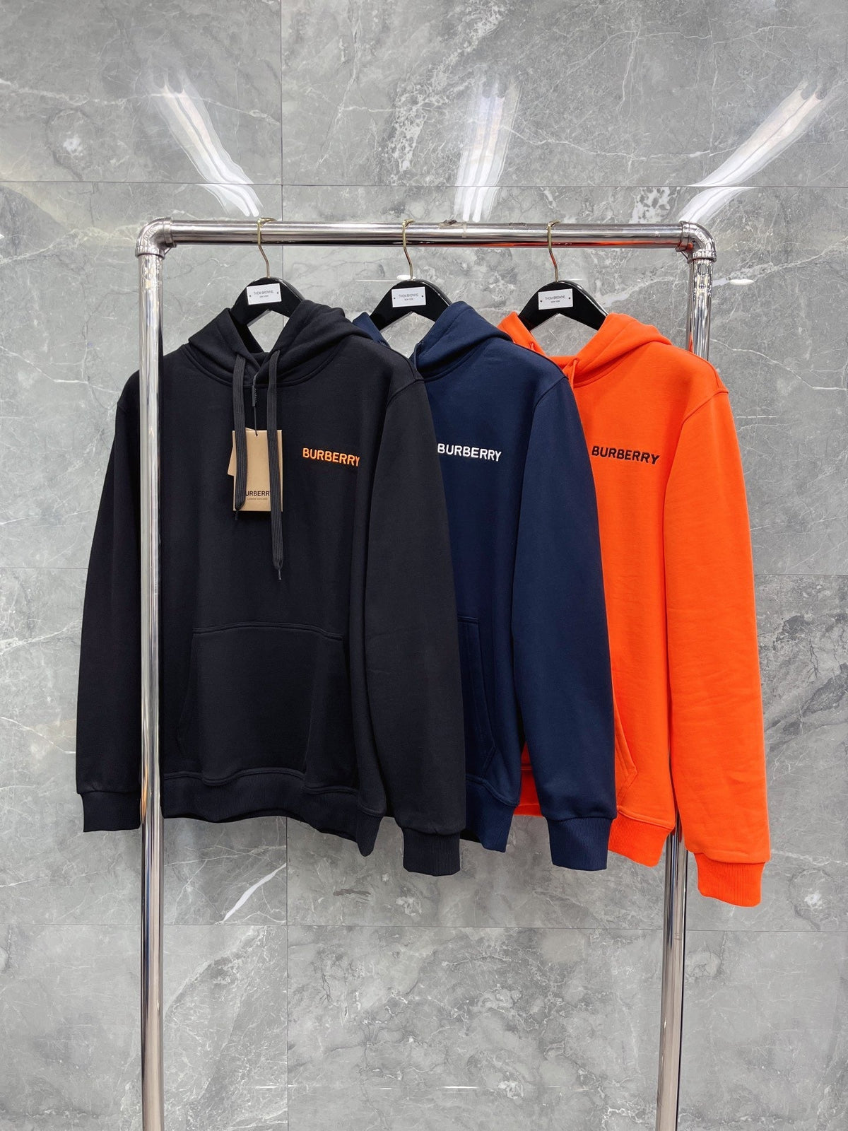 Black Cotton Plain Zip-Through - Men's
