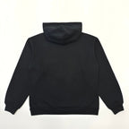 Black Cotton Slogan Pullover - Men's