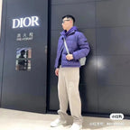Purple Puffer Jacket - Men's