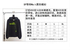 Black Cotton Slogan Pullover - Men's