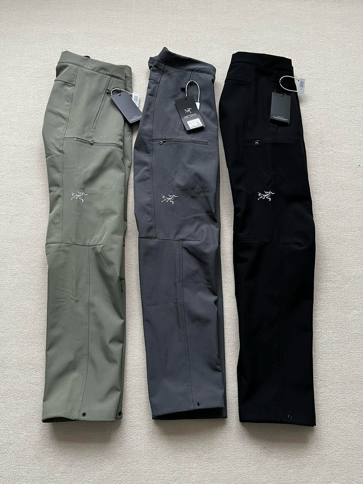 Olive Cotton Plain Straight - Men's