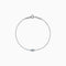 DIAMOND STERLING SILVER AQUAMARINE BUBBLE BRACELET