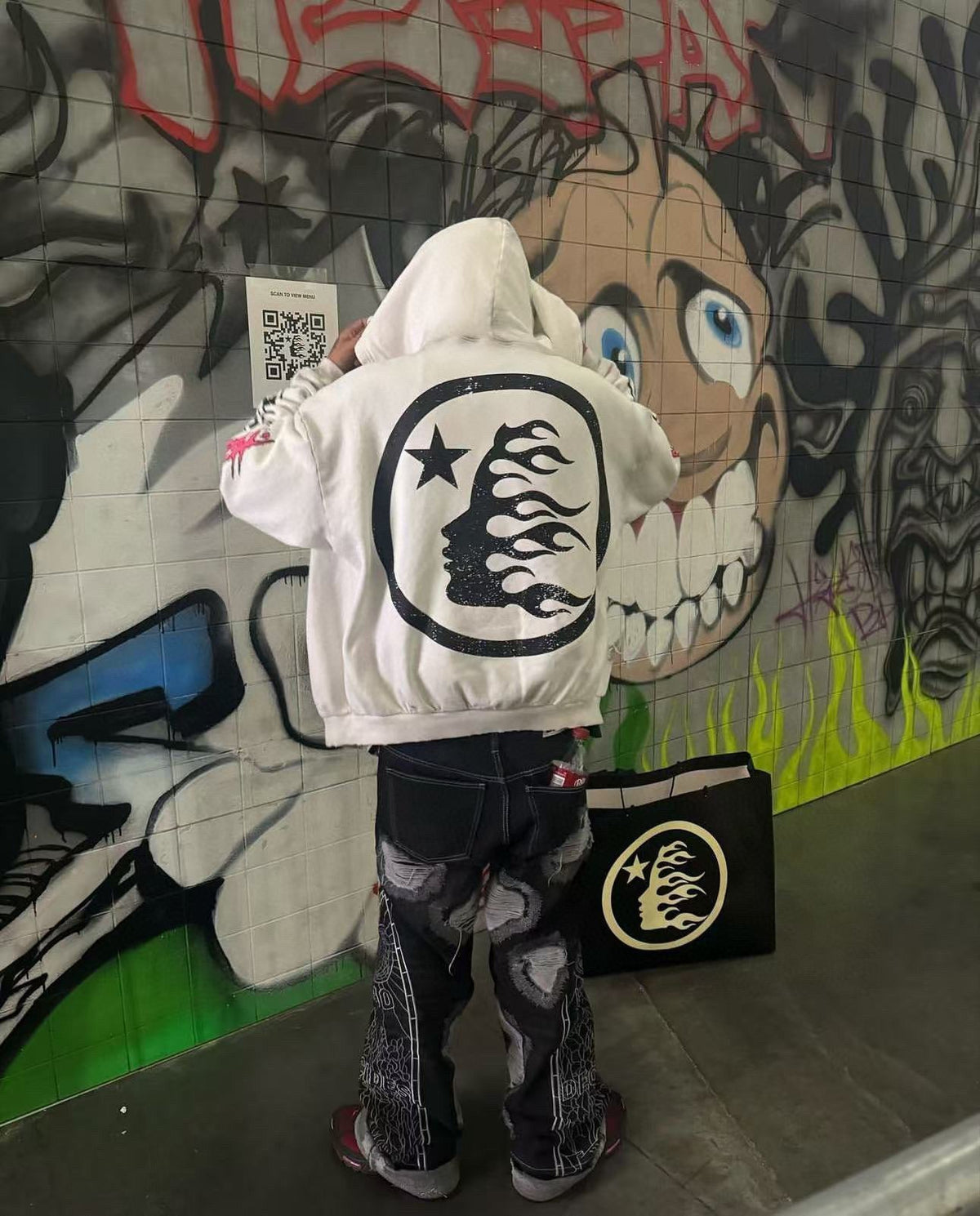 White Hoodie - Men's