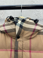 Vintage Check Hooded Jacket - Men's