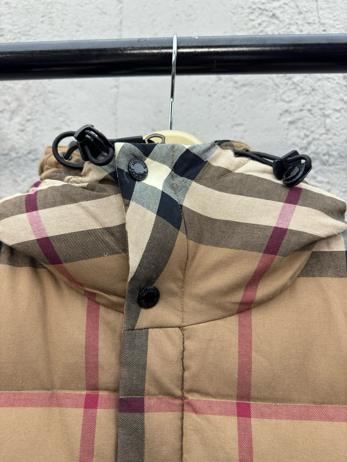Vintage Check Hooded Jacket - Men's