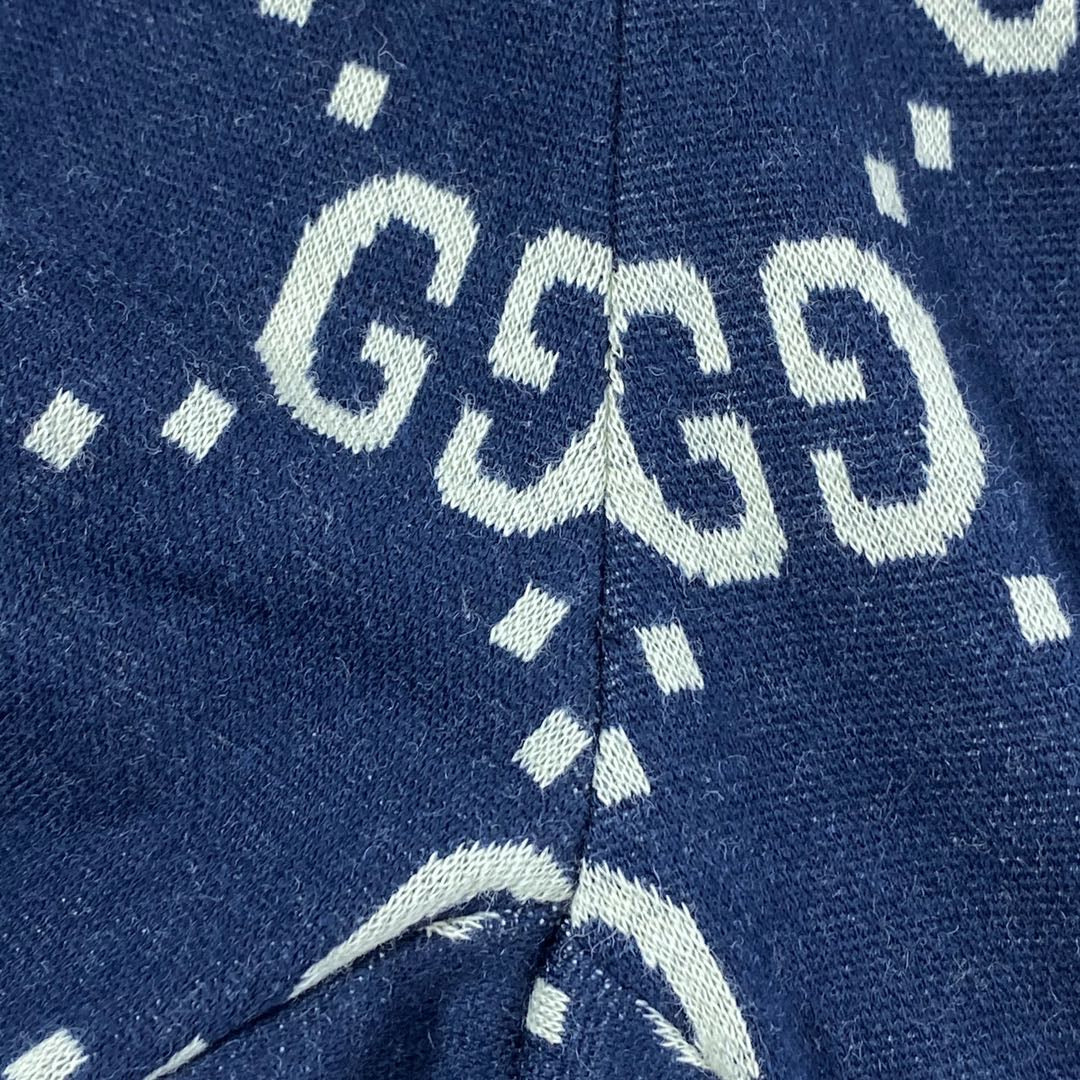Navy Jersey Monogram Track - Men's