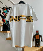 Navy Cotton Graphic Short-Sleeve - Men's