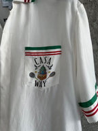 Crest Trim Silk Shirt - Men's