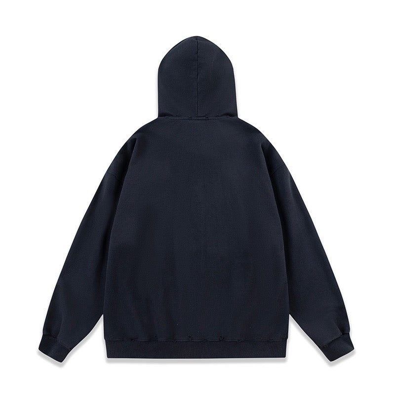 Blue Patch Logo Hoodie - Men's