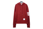 Grey Cotton Bar Stripe Pullover - Men's
