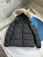 Black and White Parka - Men's
