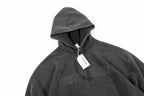 Washed Grey Tonal Logo Hoodie - Men's