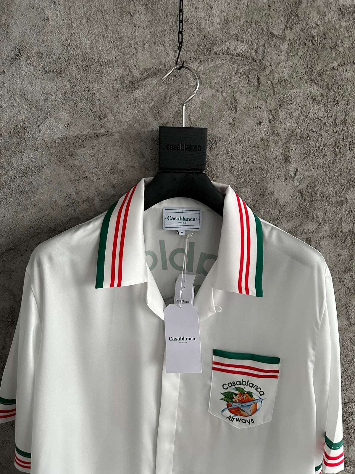 White Knit Striped Trim Short-Sleeve - Men's