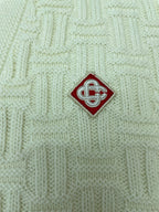 Navy Wool Cable Cardigan - Men's