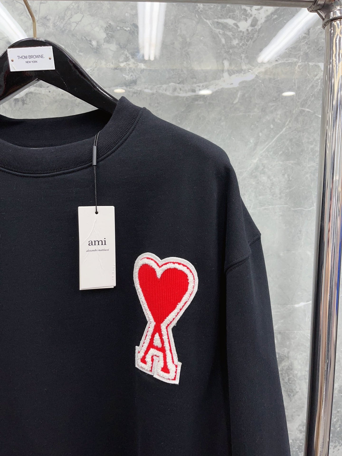 Black and White Sweatshirt - Men's