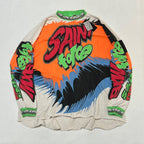 Cream Wool Graphic Crewneck - Men's
