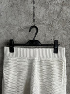 Blue Checkerboard Knit Shorts - Men's