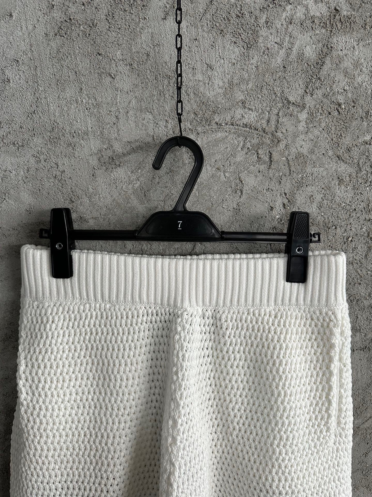 Blue Checkerboard Knit Shorts - Men's