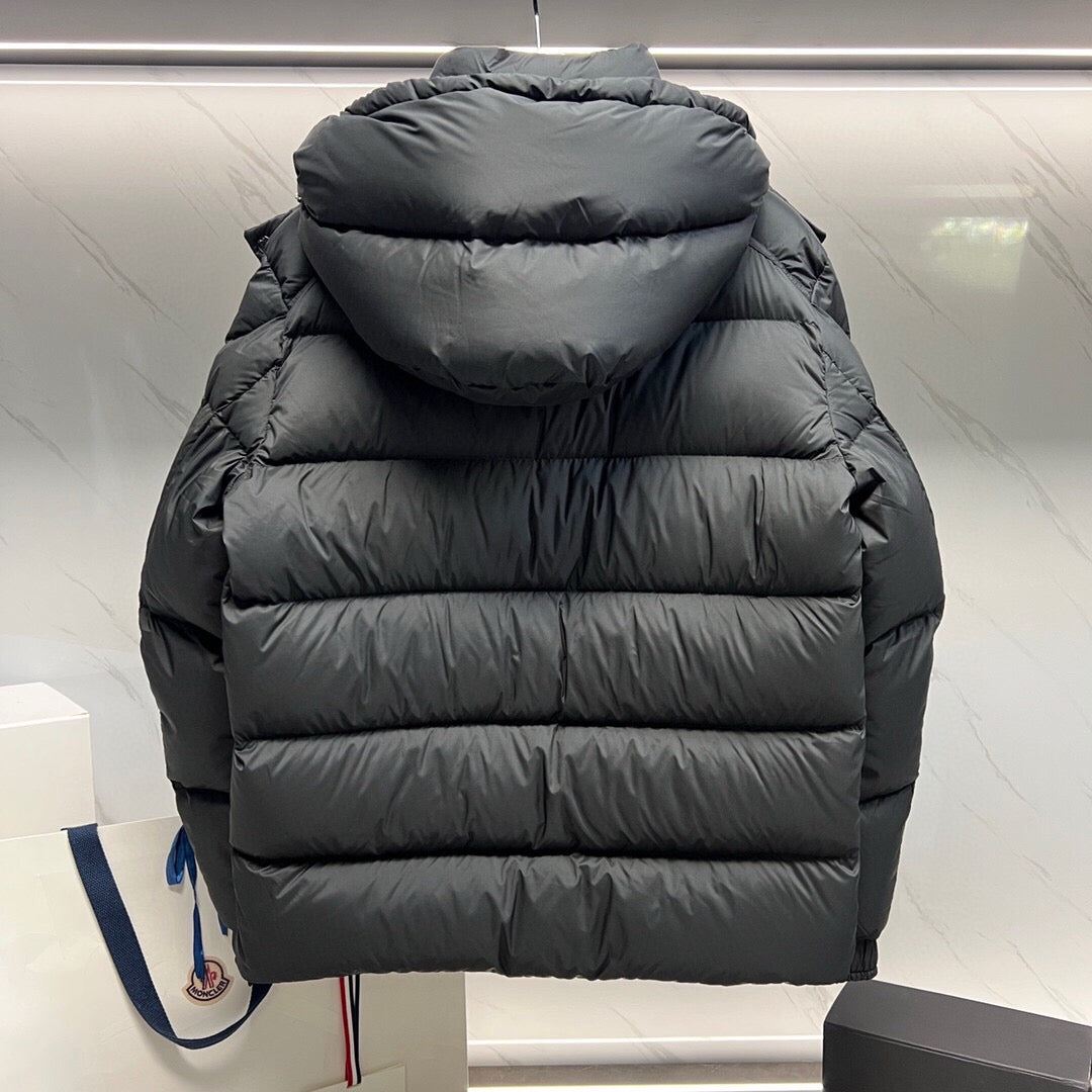 Black Puffer Jacket - Men's