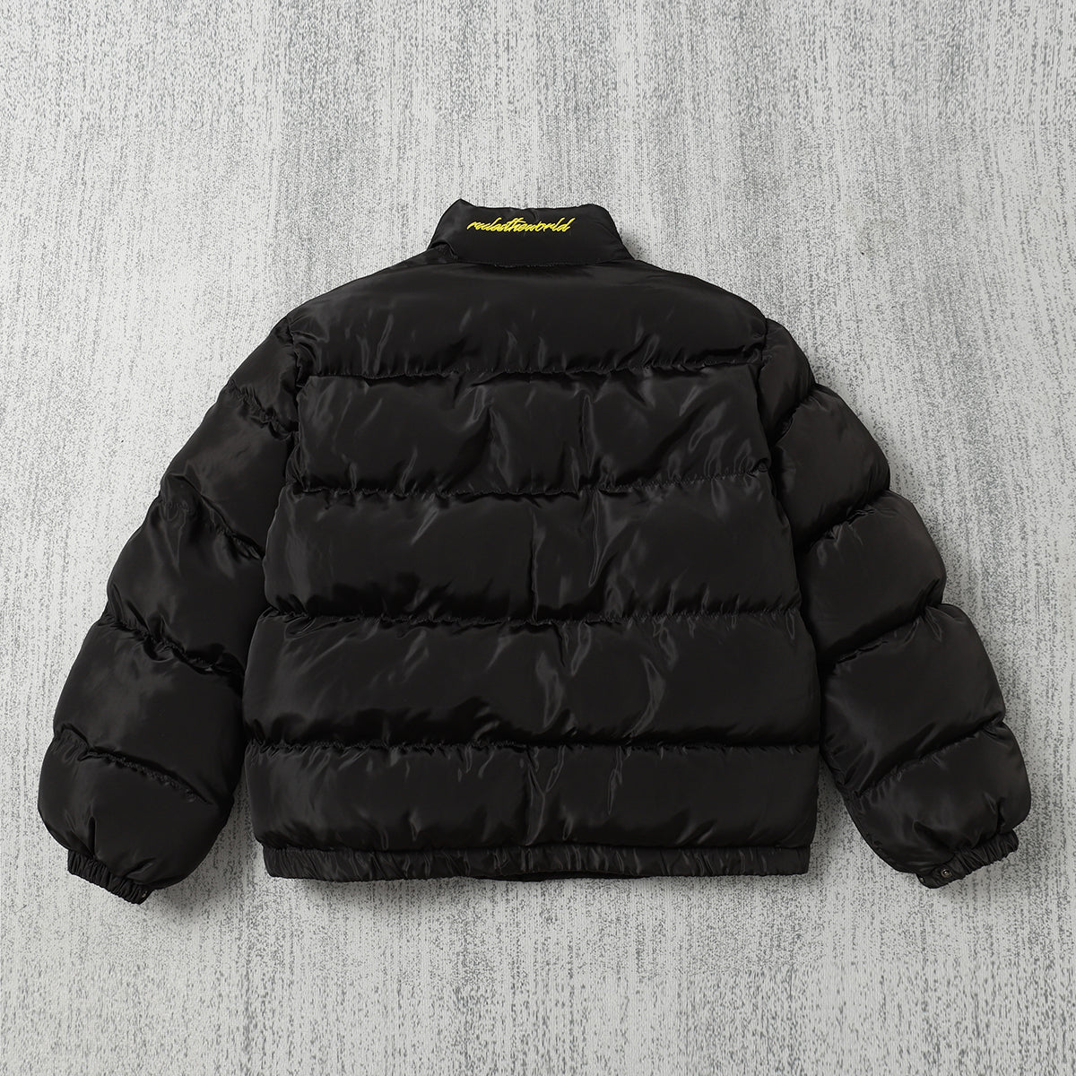 Black and Grey Puffer Jacket - Men's