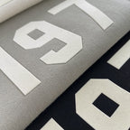 Navy Cotton Numeral Print Pullover - Men's