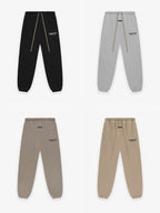 Navy Cotton Drawstring Joggers - Men's