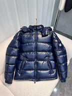 Blue Puffer Jacket - Men's