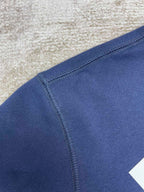 Navy Cotton Arch Graphic Crewneck - Men's