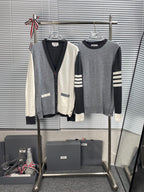 4-Bar Colourblock Cardigan - Men's