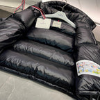 Black Puffer Jacket - Men's