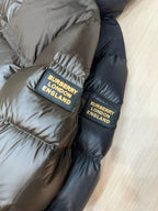 Dark Blue and Black Puffer Jacket - Men's