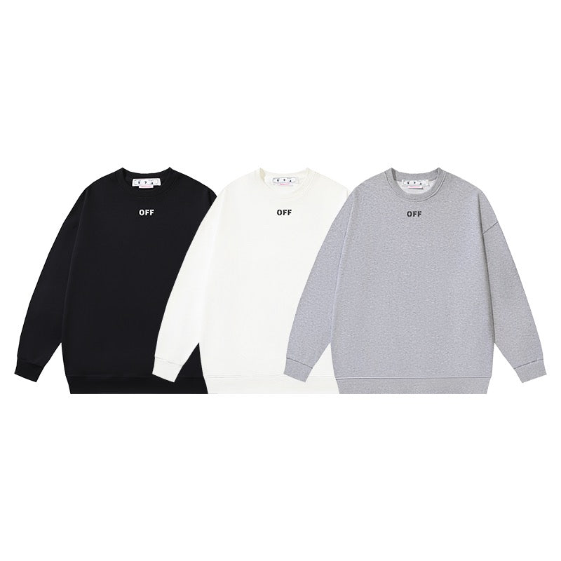 OFF Text Logo Sweatshirt - Men's