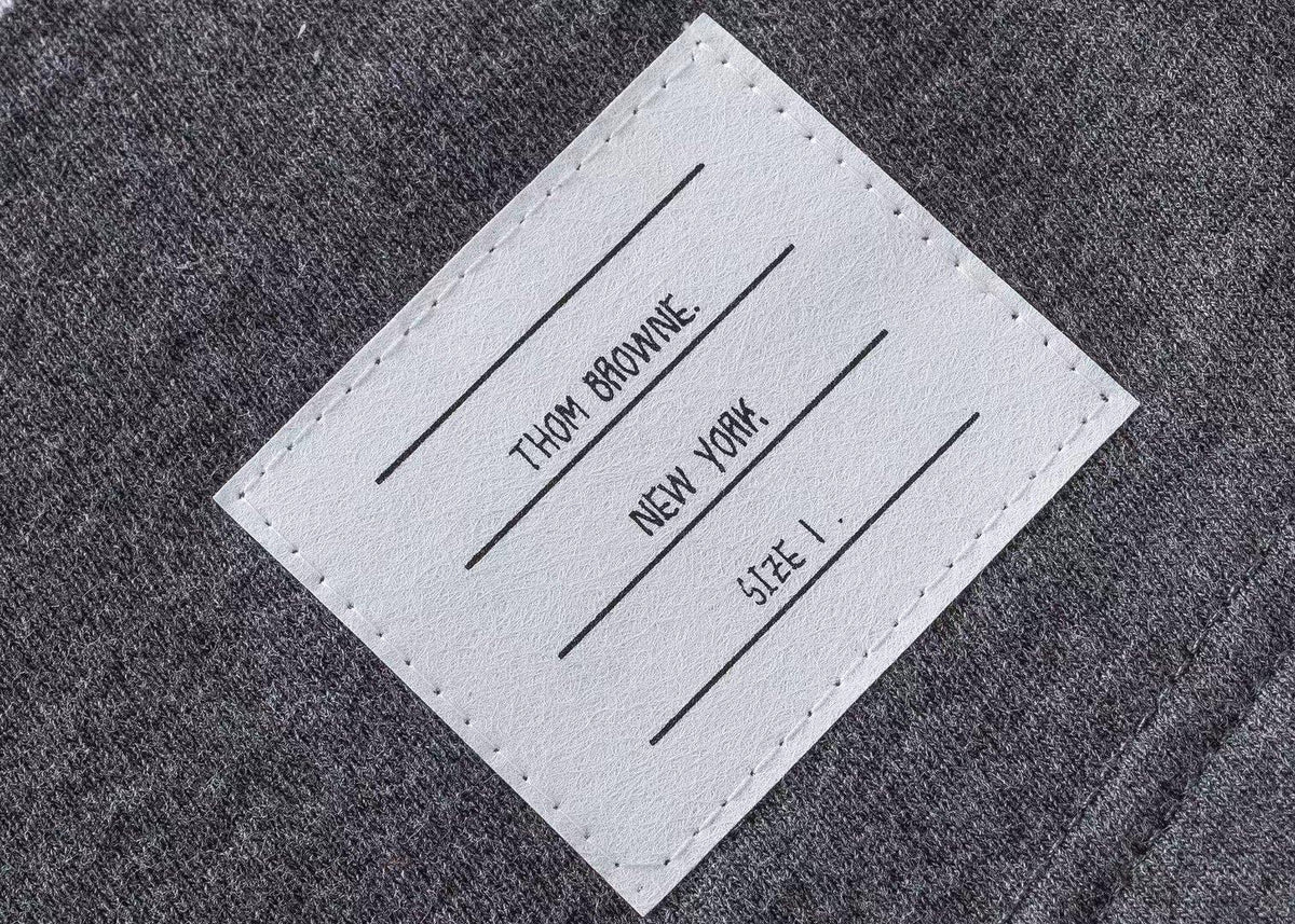 Grey Jersey Bar Stripe Drawstring - Men's