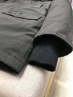 Black and White Parka - Men's