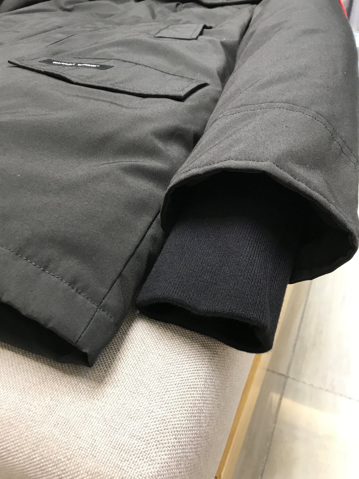 Black and White Parka - Men's